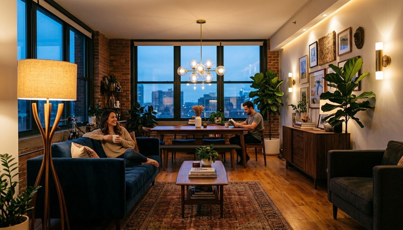 Das Geheimnis erfolgreicher Interieurs: Beleuchtung, die ins Auge fällt