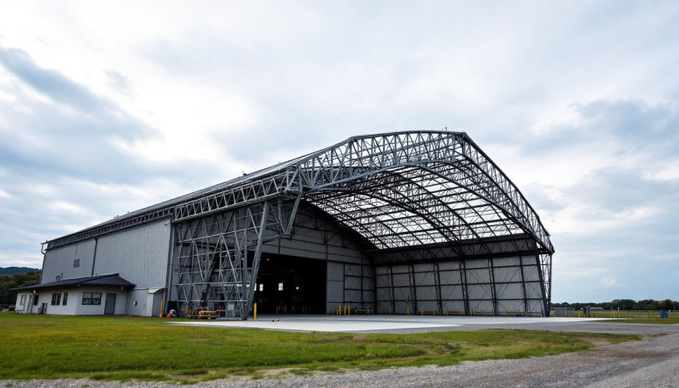 Flugzeughangar-Bausätze: eine kostengünstige und nachhaltige Lösung