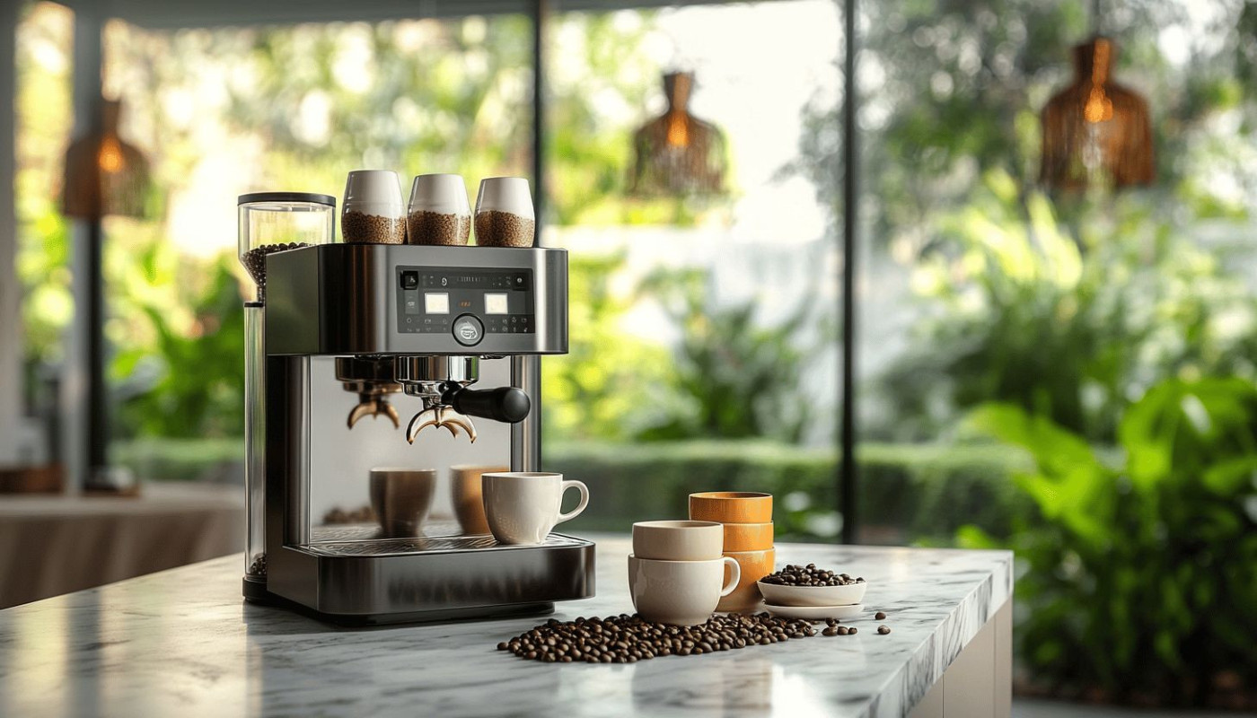Verwandeln Sie Ihre Küche in ein Café mit der richtigen Kaffeemaschine.